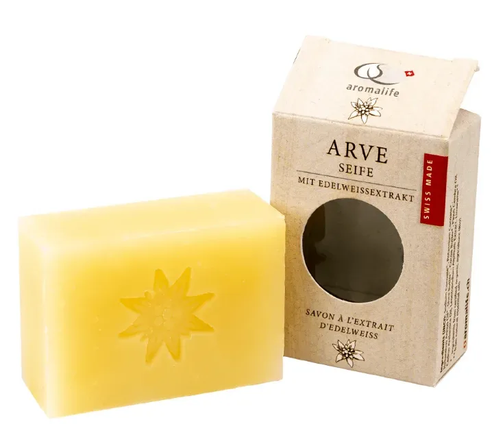 Aromalife Arve Seife mit Edelweissextrakt (90g)