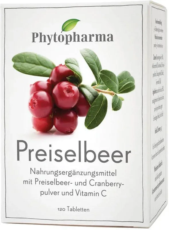 Phytopharma Preiselbeer Tabletten (120 Stk)