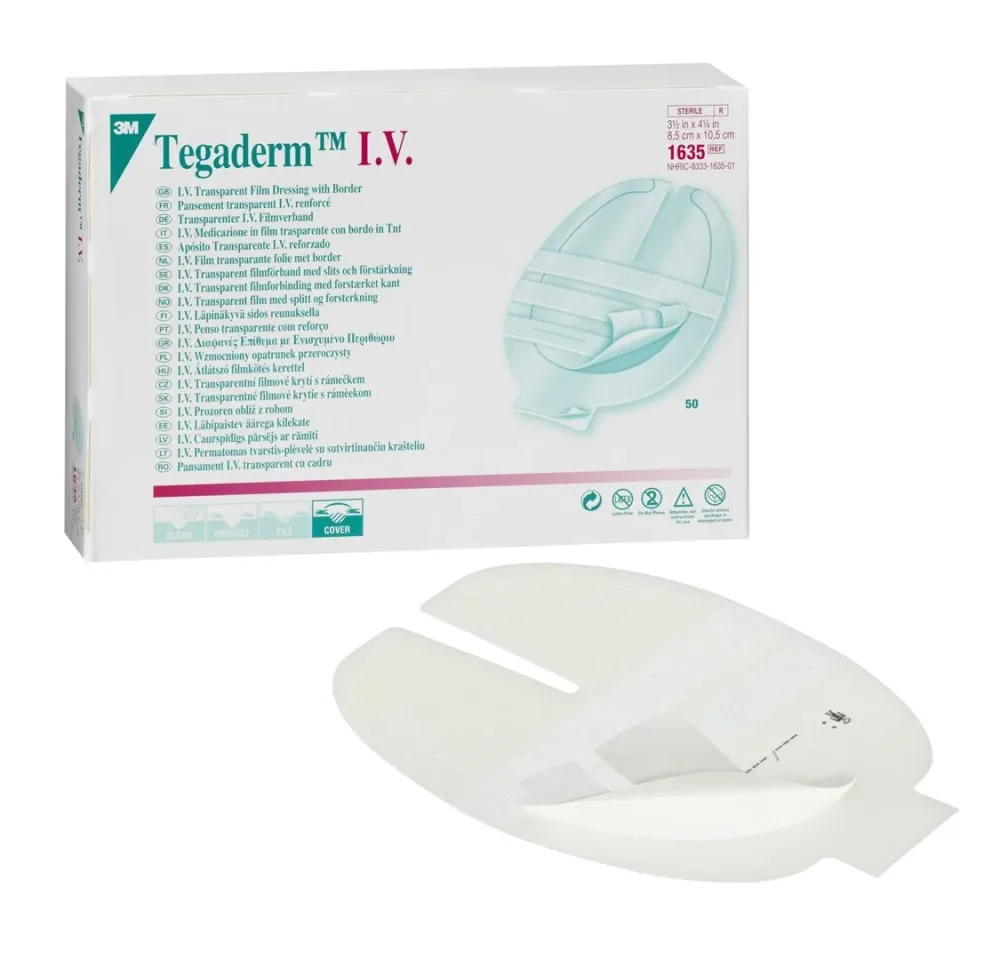 3M Tegaderm I.V. Katheterfixierung 8,5cm x 10,5cm (50 Stk)