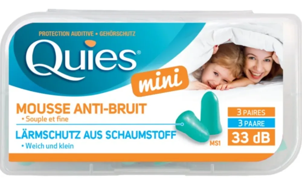 QUIES L&auml;rmschutz aus Schaumstoff MINI 6 Stk