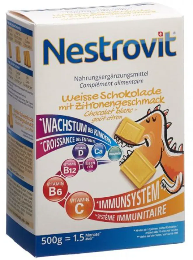 Nestrovit Weiße Schokolade mit Zitronengeschmack (500g)