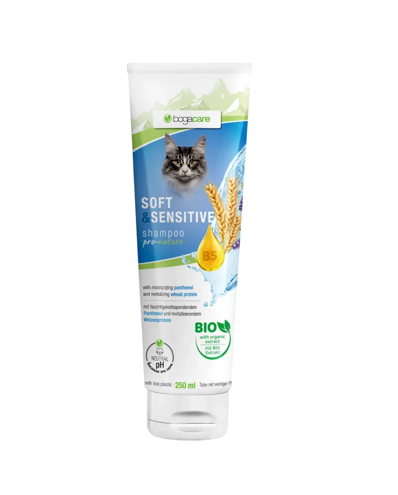 bogacare Shampoo Soft + Sensitive für Katzen (250ml)
