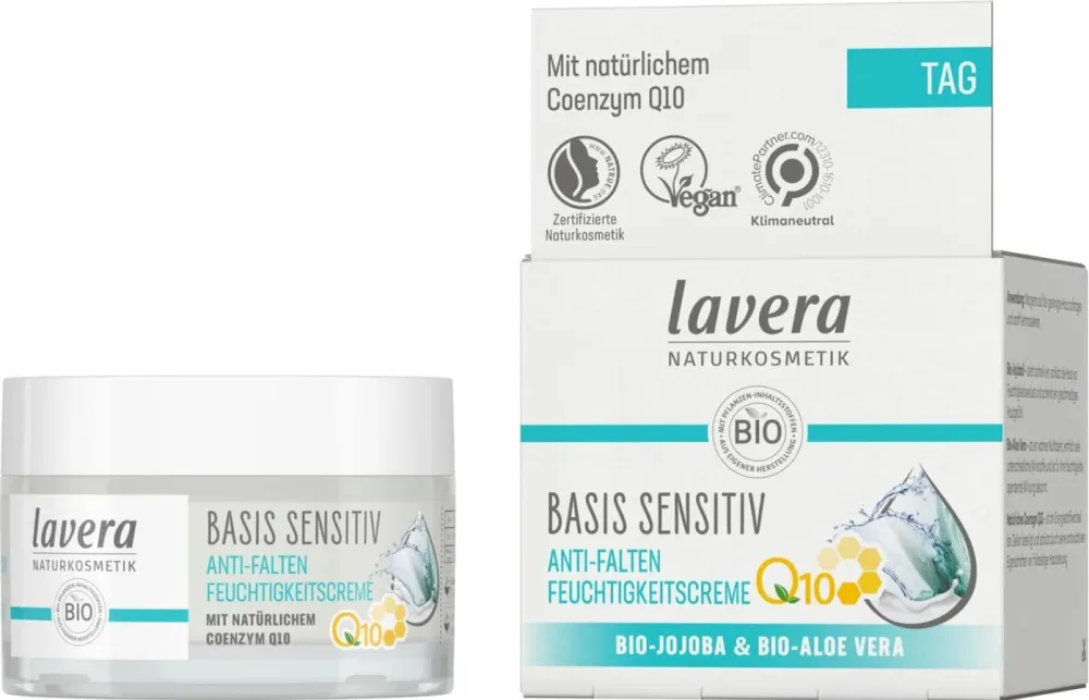 Lavera Basis Sensitive Anti-Falten Feuchtigkeitscreme Q10