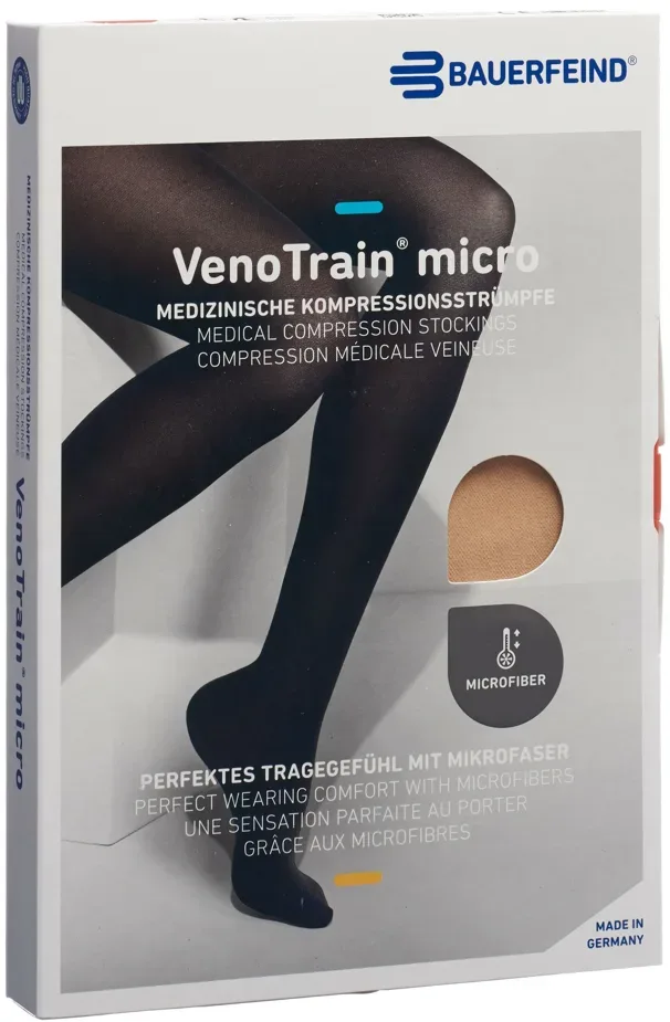 VenoTrain micro ATU KKL2 Grösse M n/l gFs creme (1 Paar)