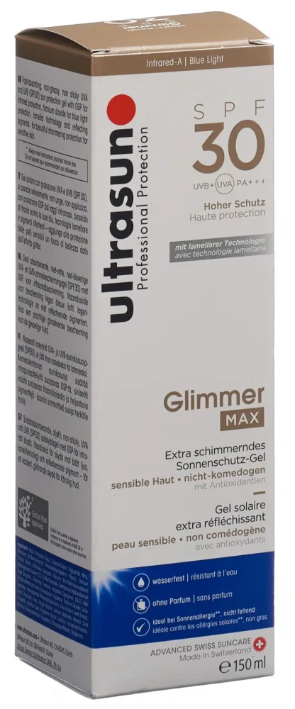 ultrasun Glimmer MAX SPF30 (150ml)