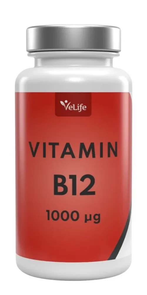 VeLife Vitamin B12 Tabletten 1000mcg (180 Stk)