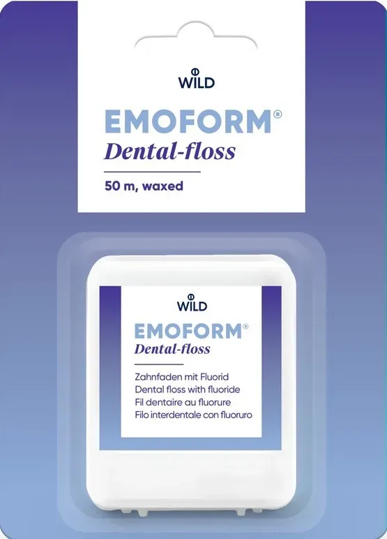 EMOFORM Zahnfaden gewachst (50m)
