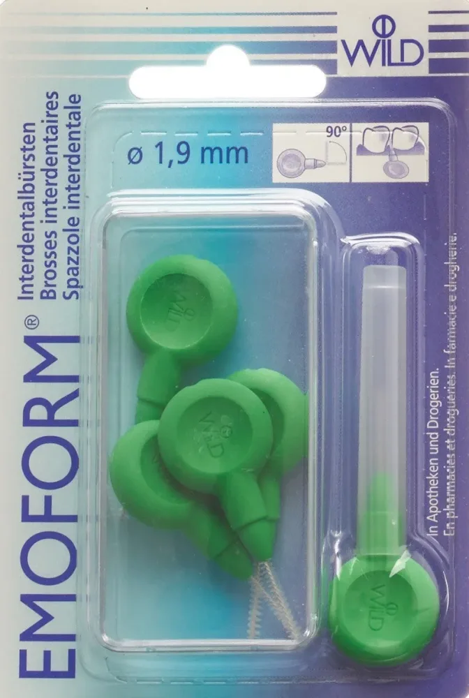 EMOFORM Interdentalbürsten 1.9mm hellgrün (5 Stk)