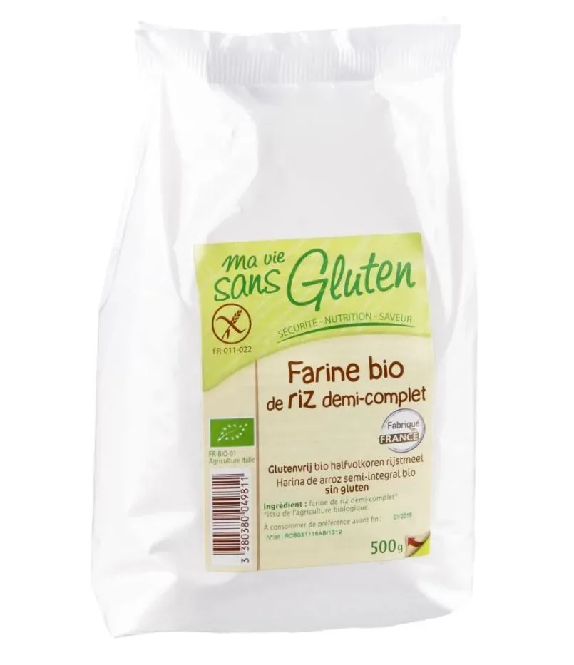 Ma vie sans gluten Halbvollkorn-Reismehl (500g)