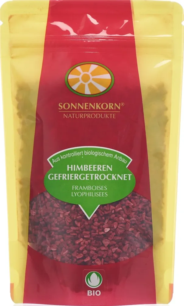 SONNENKORN Himbeeren gefriergetrocknet Bio Knospe (40g)