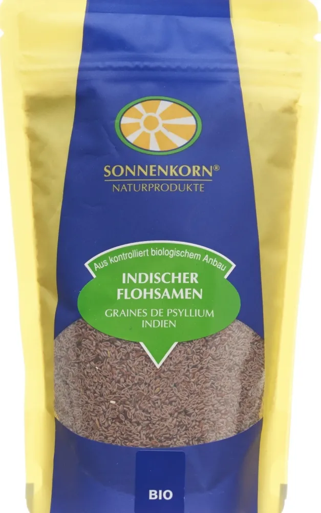 SONNENKORN Indischer Flohsamen ganz Bio (220g)