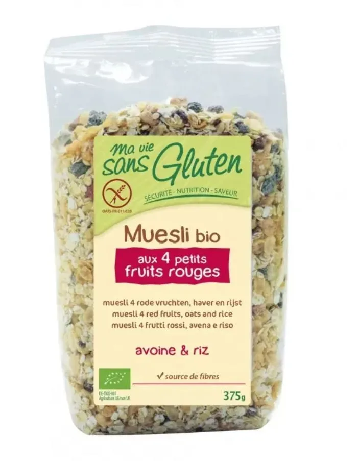 Ma vie sans gluten Müesli 4 rote Früchte (375g)