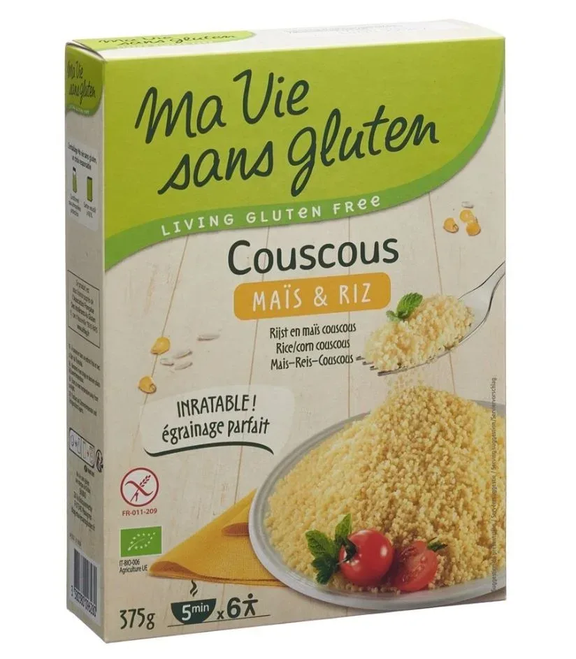 Ma vie sans gluten Couscous aus Mais und Reis (350g)