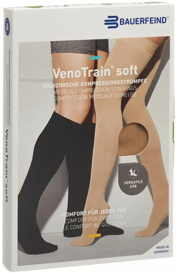 VenoTrain soft AD KKL2 Grösse S n/s oFs caramel (1 Paar)