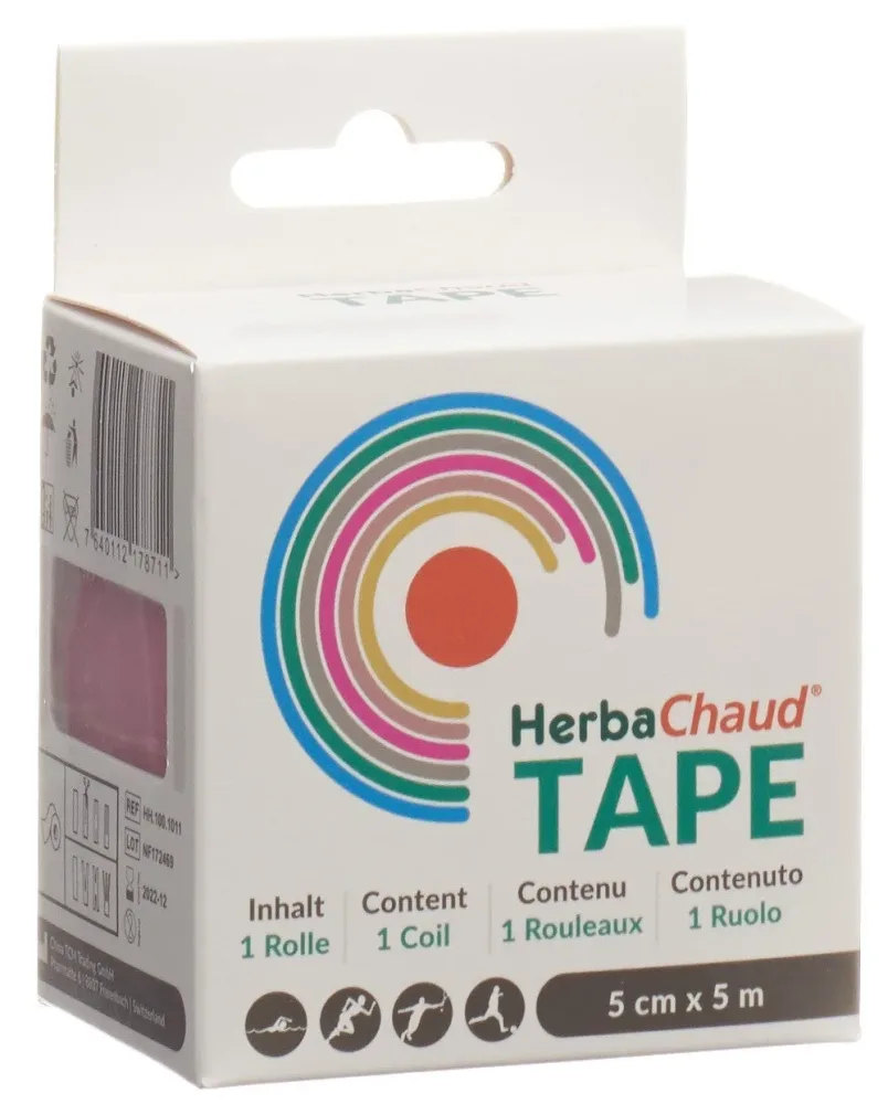 HerbaChaud Tape, 5cmx5m, pink (1 Stk)
