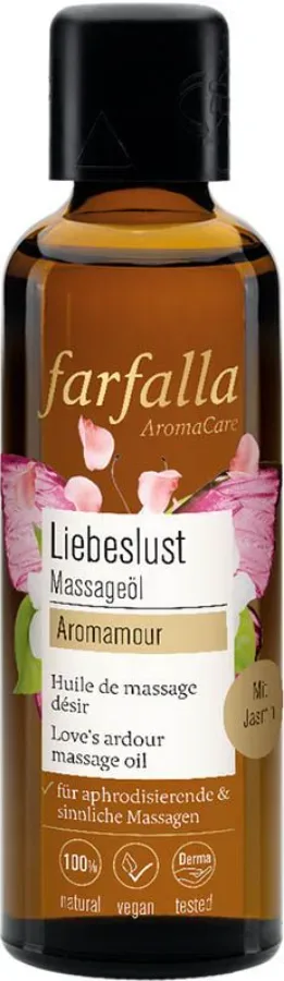 farfalla - Aromamour,LiebeslustMassageöl, 75 ml