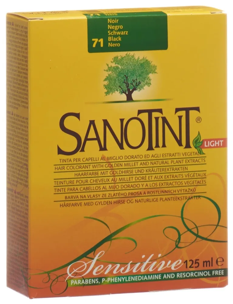SANOTINT Sensitive Haarfarbe 71 schwarz (125ml)