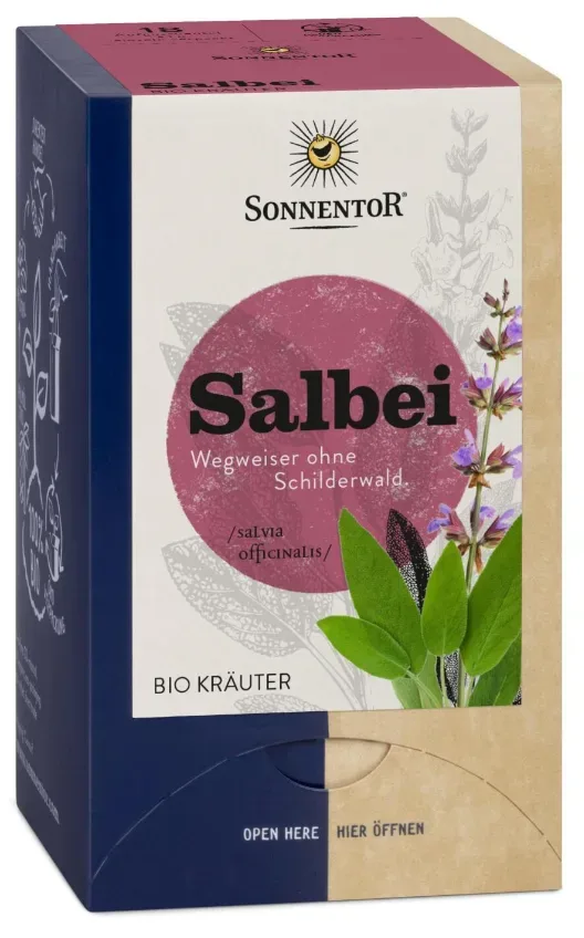 SONNENTOR Salbei Bio Kräuter-Tee (18 Beutel)