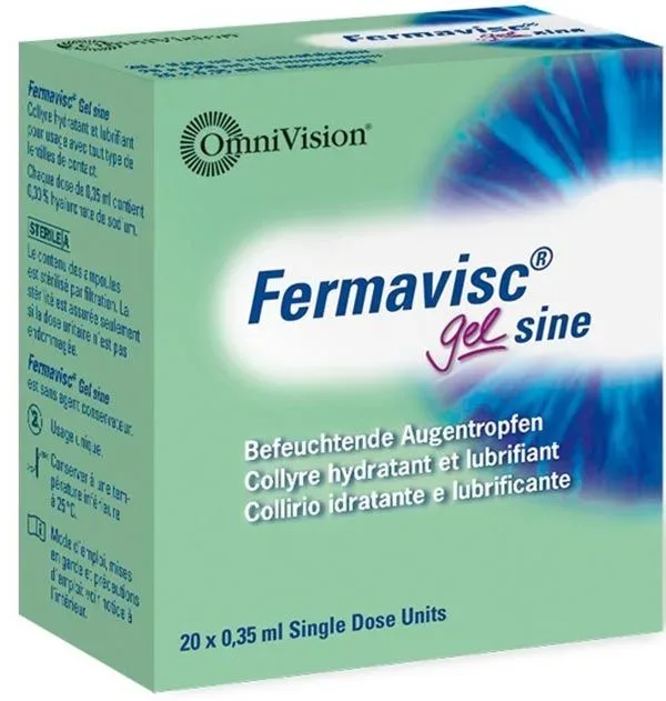 FERMAVISC Gel sine Gtt Opht 20 Monodos 0.35 ml