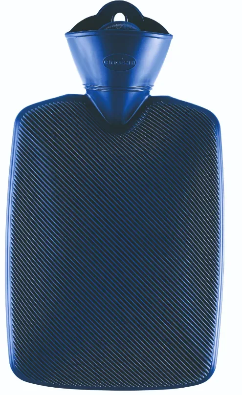 Emosan Wärmflasche Halblamelle blau (1 Stk)