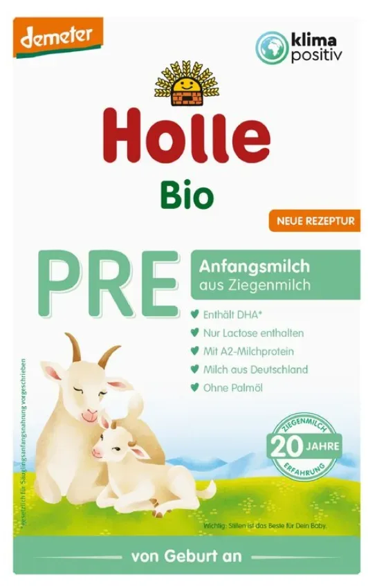 Holle Bio-Anfangsmilch PRE aus Ziegenmilch (400g)