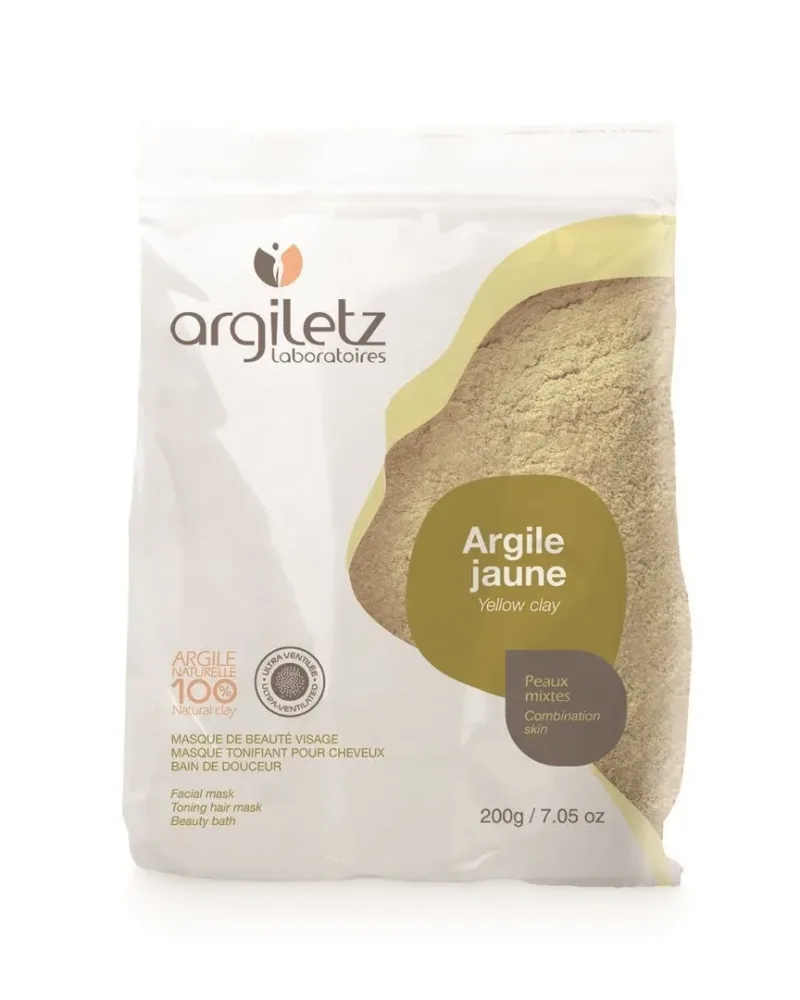 argiletz Heilerde gelb Pulver, ultraventiliert (200g)