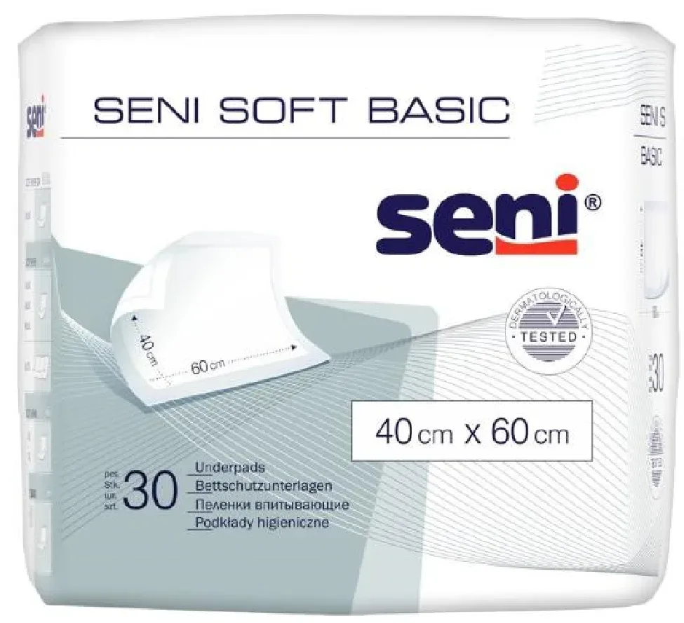 Bettschutzunterlage Seni Soft Basic, 30 Stück