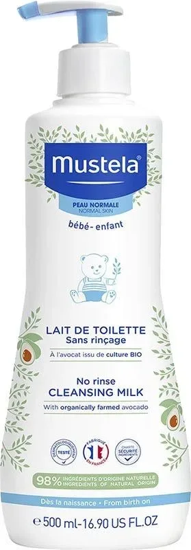 Mustela Baby Reinigungsfluid ohne Abspülung normale Haut (500ml)