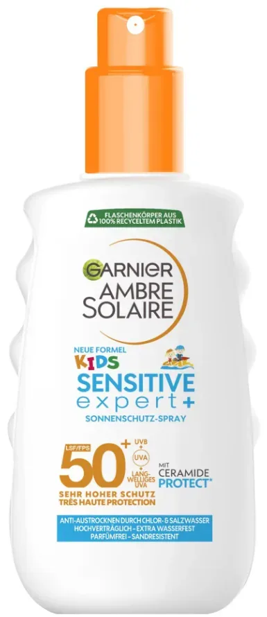 Garnier - Kids Sensitive expert+ Sonnenschutz-Spray LSF 50+, AS Sens Exp Kids Spray  SPF50+, 150  ml