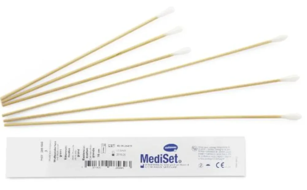 MediSet Wattestäbchen 15cm steril gross (125x3 Stk)