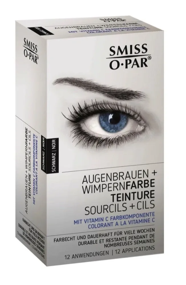 Smiss-o-par - Augenbrauen- und Wimpernfarbe, Schwarz