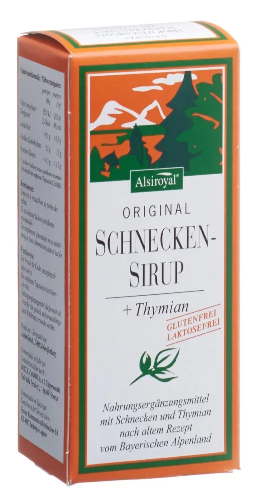 Alsiroyal Original Schnecken Sirup Thymian (150ml)