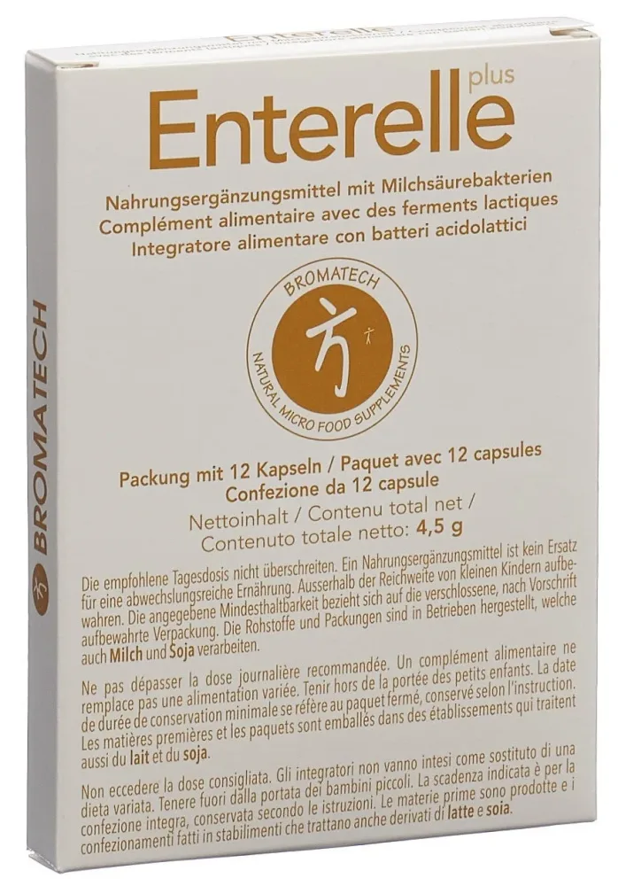 ENTERELLE PLUS BROMATECH Kapseln (12 Stk)