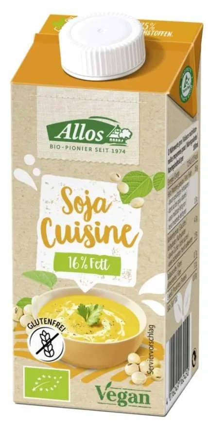 Allos Soja Cuisine, Alternative zu Sahne auf Sojabasis (200ml)