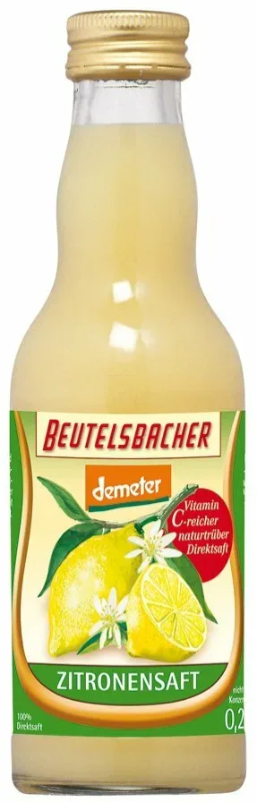 BEUTELSBACHER demeter Zitronensaft (0.2 Liter)