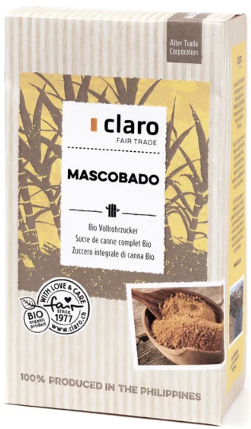 claro Mascobado Bio Vollrohrzucker (1kg)