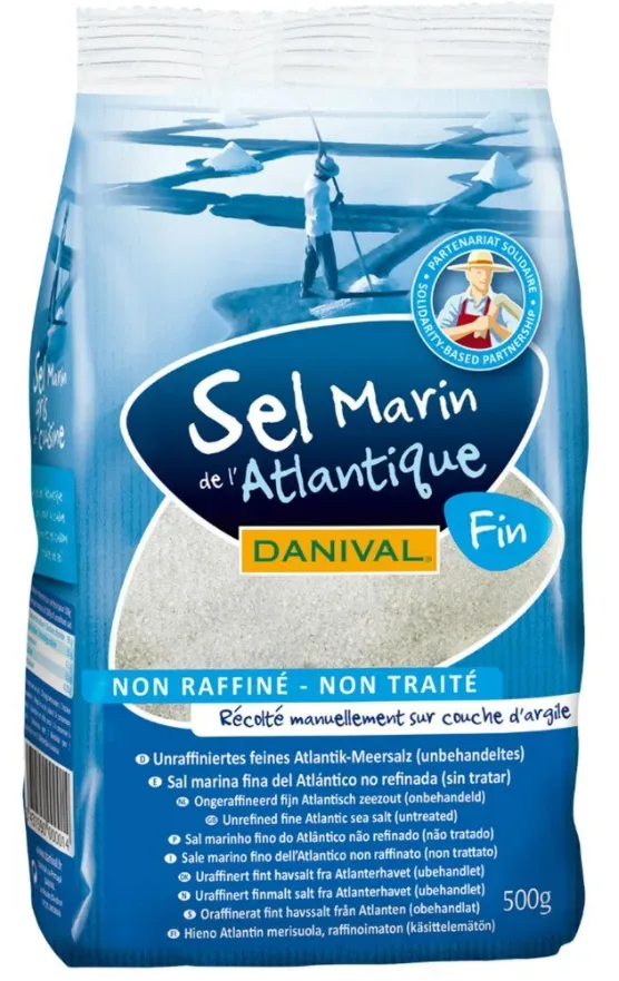 DANIVAL Atlantik-Meesalz fein (500g)
