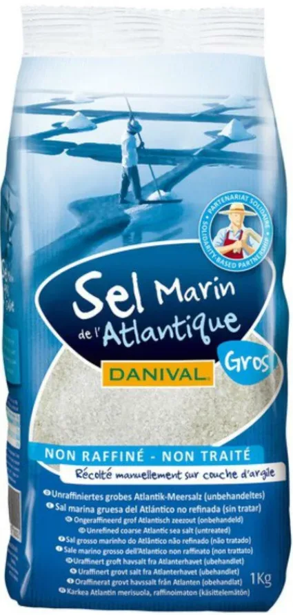 DANIVAL Atlantik-Meesalz grob (1kg)