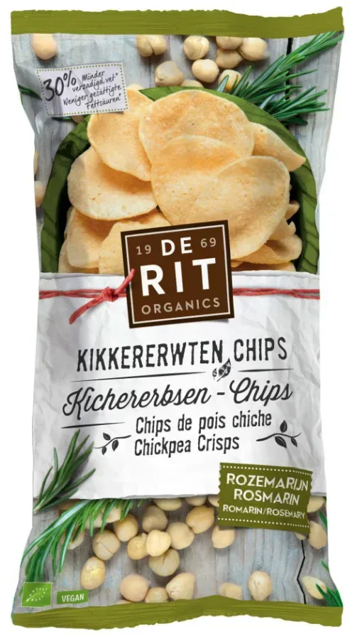 DE RIT Kichererbsen-Chips Rosmarin (75g)