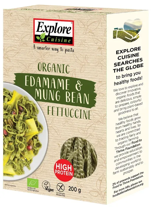 Explore Cuisine Bio Fettuccine aus Edamame & Mungobohnen (200g)