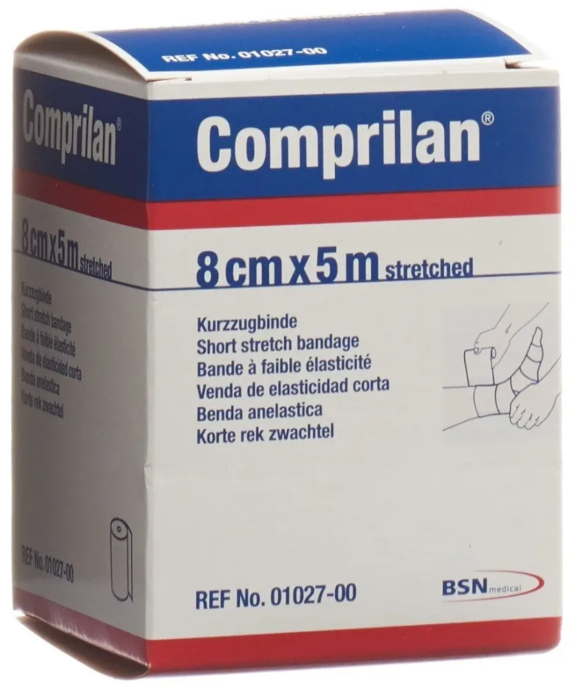 Comprilan Kurzzugbinde 5mx8cm (1 Stk)