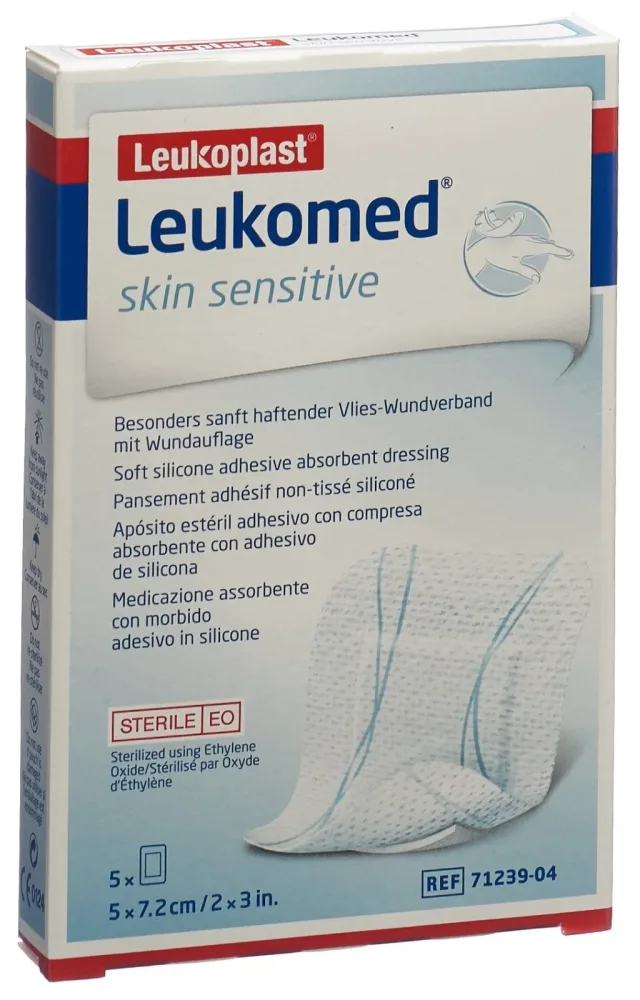 Leukomed skin sensitive 5x7.2cm (5 Stk)