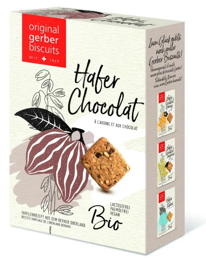 Gerber Biscuits Hafer Chocolat Biscuits Bio (2x80g)