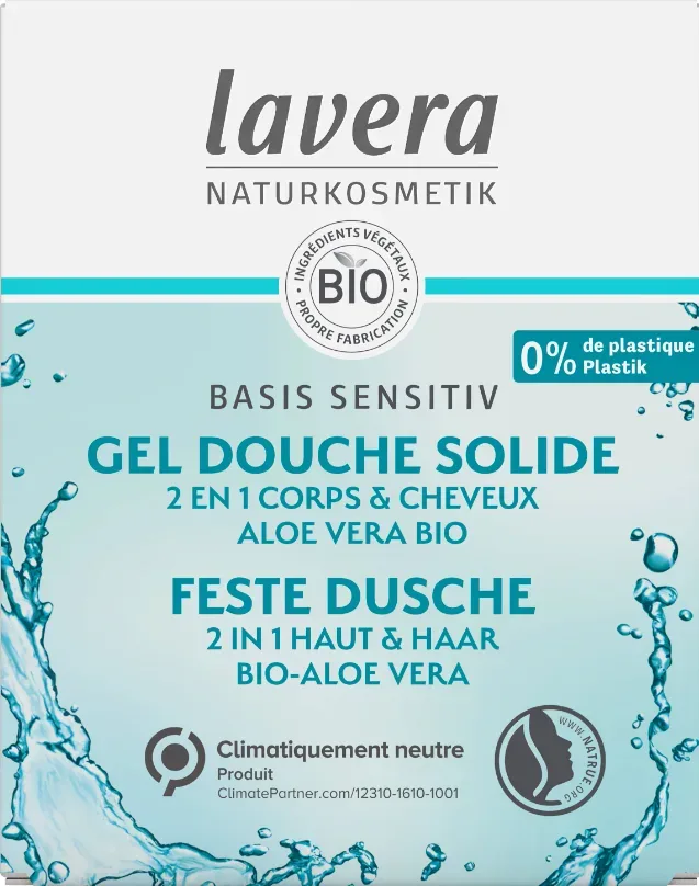Lavera basis sensitiv Feste Dusche 2in1 Haut & Haar (50g)