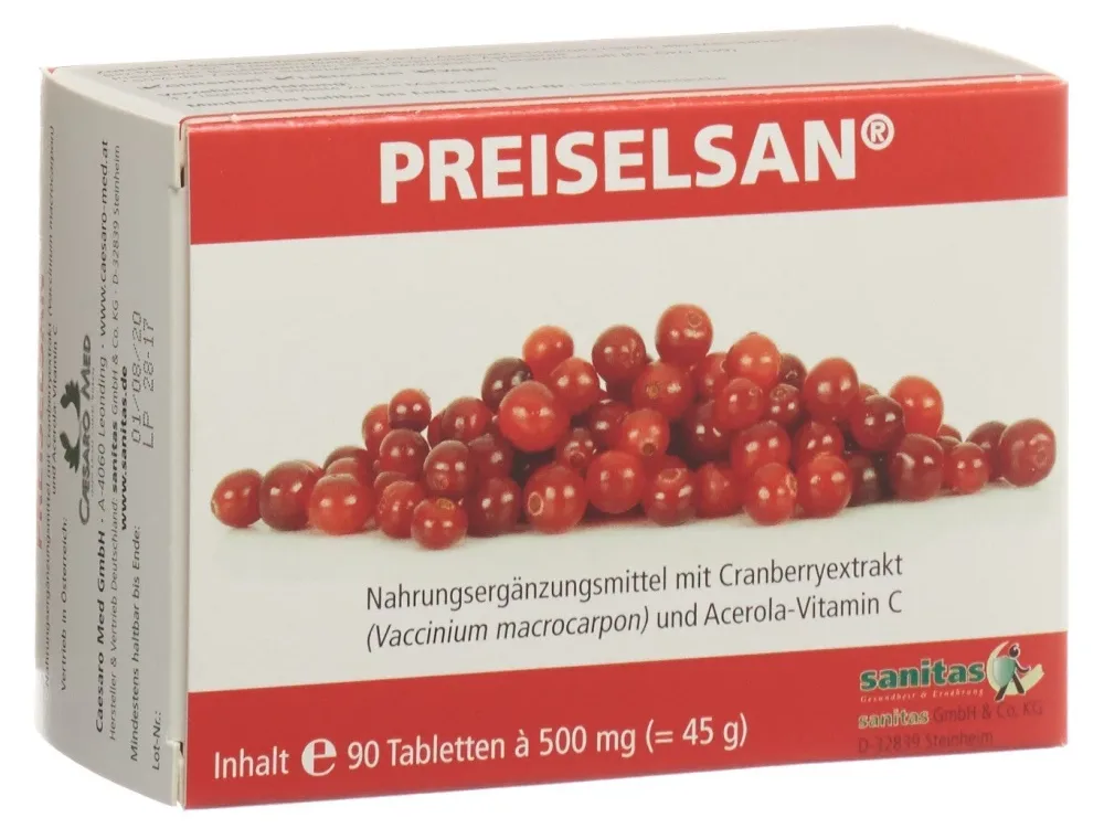 PREISELSAN mit Cranberry-Extrakt Tabletten (90 Stk)