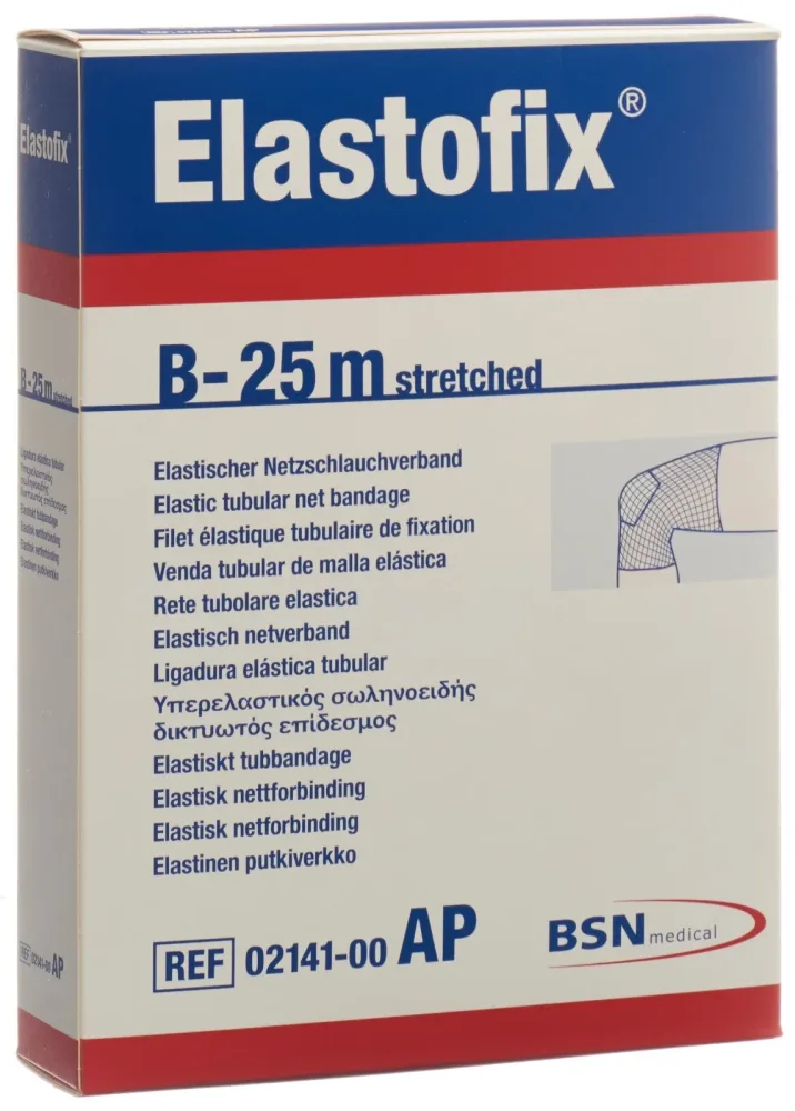 Elastofix Netz Schlauchverband B 25m Kopf klein (1 Stk)
