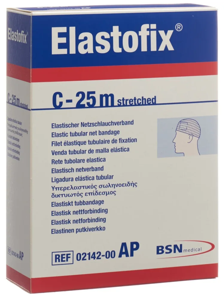 Elastofix Netz Schlauchverband C 25m Rumpf Kopf (1 Stk)