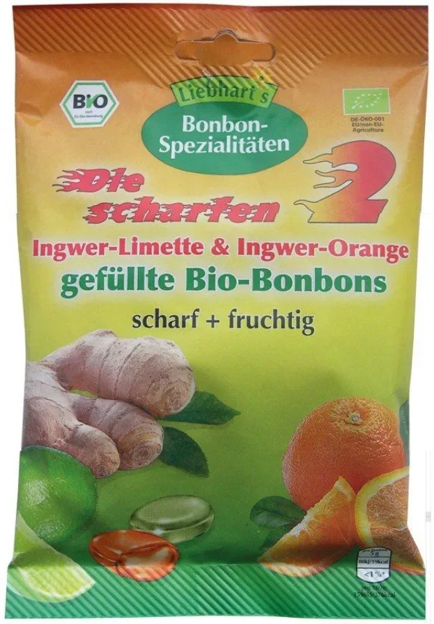 Liebhart's Bio-Bonbons Die scharfen 2 (100g)