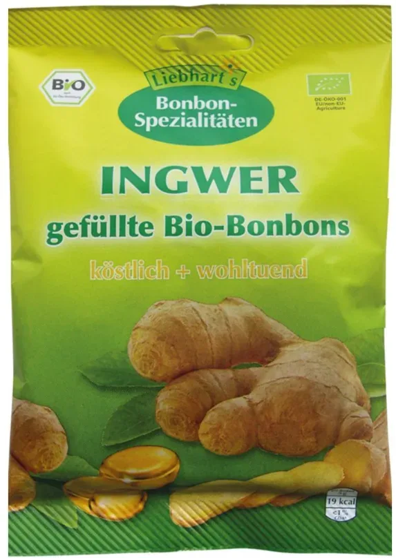 Liebhart's Bio-Bonbons Ingwer (100g)