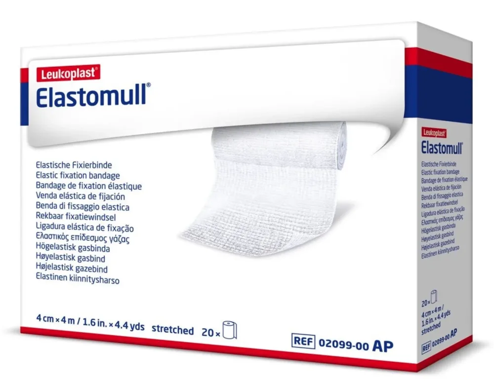 Elastomull elastische Fixierbinde 4mx4cm (20 Stk)